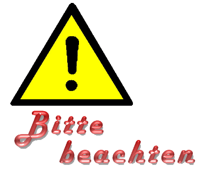 bitte beachten